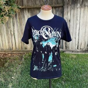 Of Mice & Men Tour 2016 Black Graphic Band T-Shirt Women’s Size Small